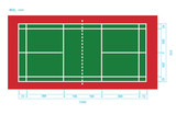 Badminton court