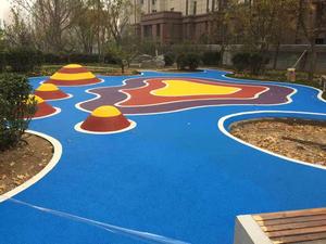 Parque infantil de jardín de infantes colorido piso de EPDM