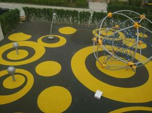 Kindergarden playground colorful EPDM floor